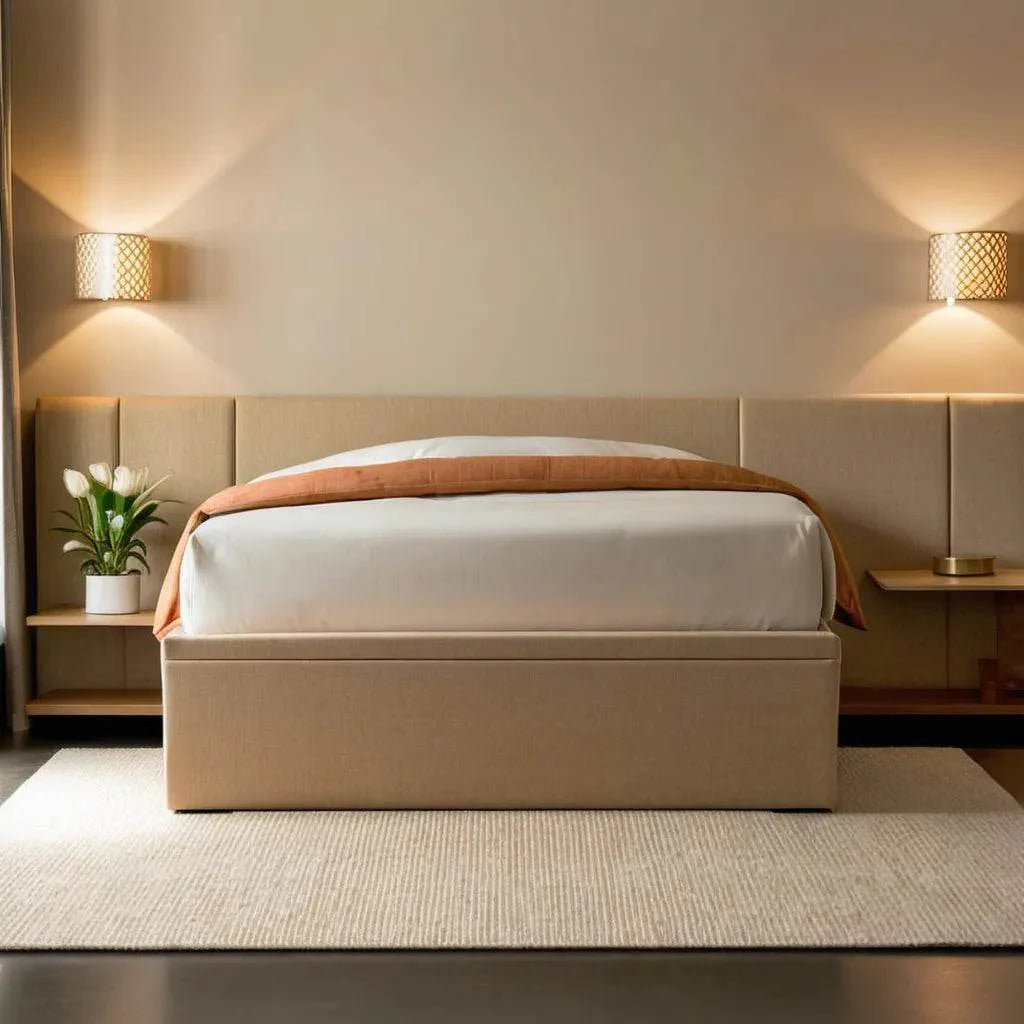 Megafurniture | Brenna Storage Bed Base Only (Pet Friendly & Water Repellent) | Storage Bed