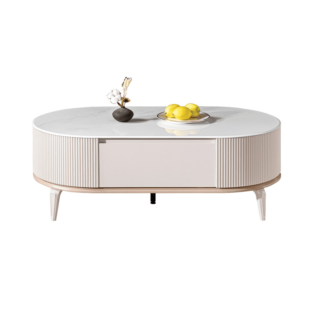 Megafurniture | Clarisse Coffee Table with Microcrystalline Glass Top | Coffee Table