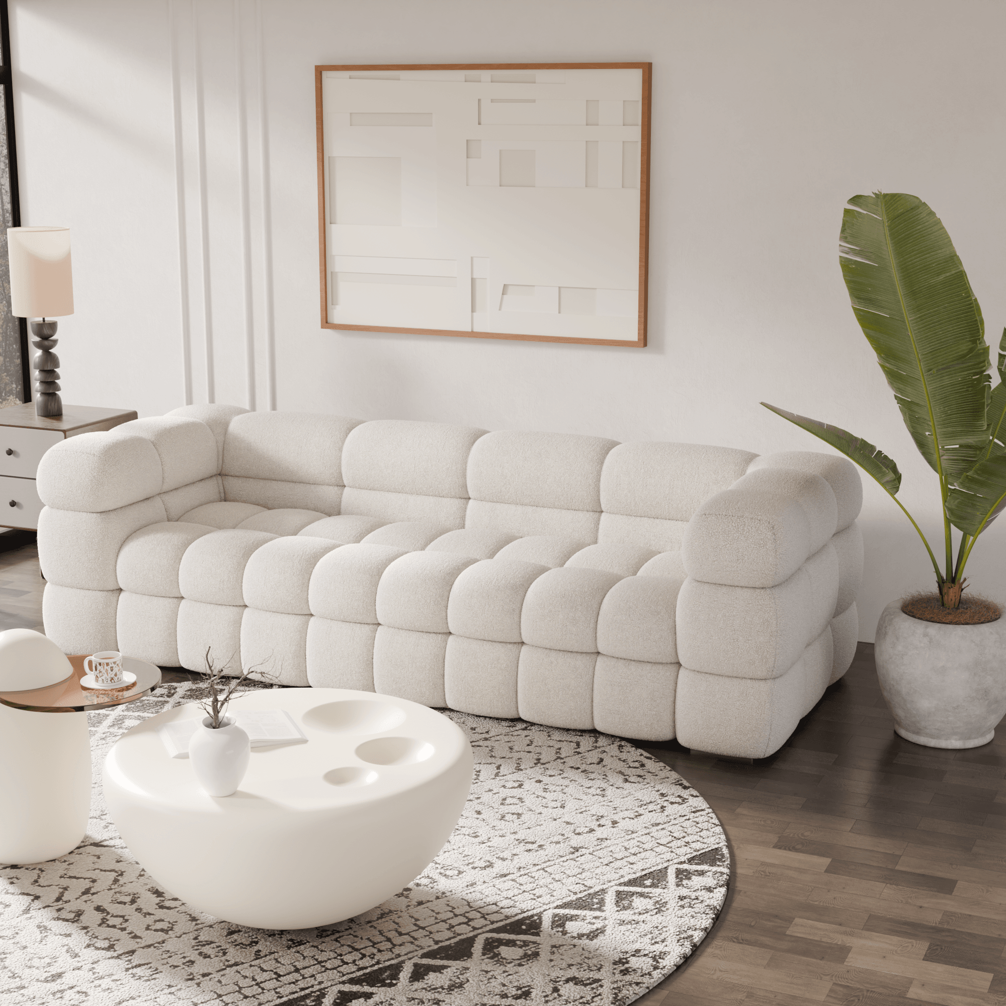 Claudi Teddy Fabric Sofa