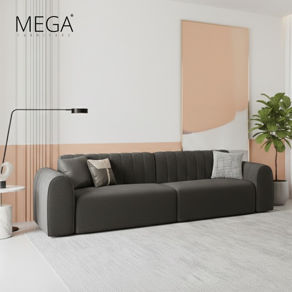 Clayden Fabric 3- Seater Sofa