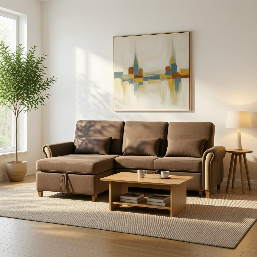 Corbin L Shape Sofa Bed