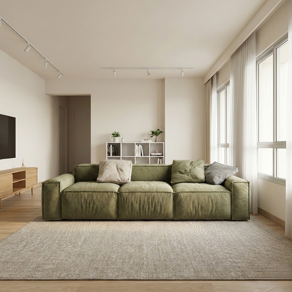 Corvyn Genuine Leather Sofa