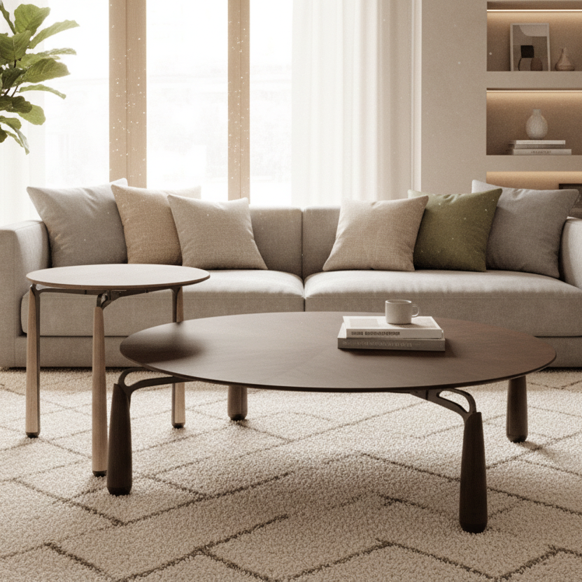 Megafurniture | Crestius Wooden Nesting Coffee Table | Coffee Table