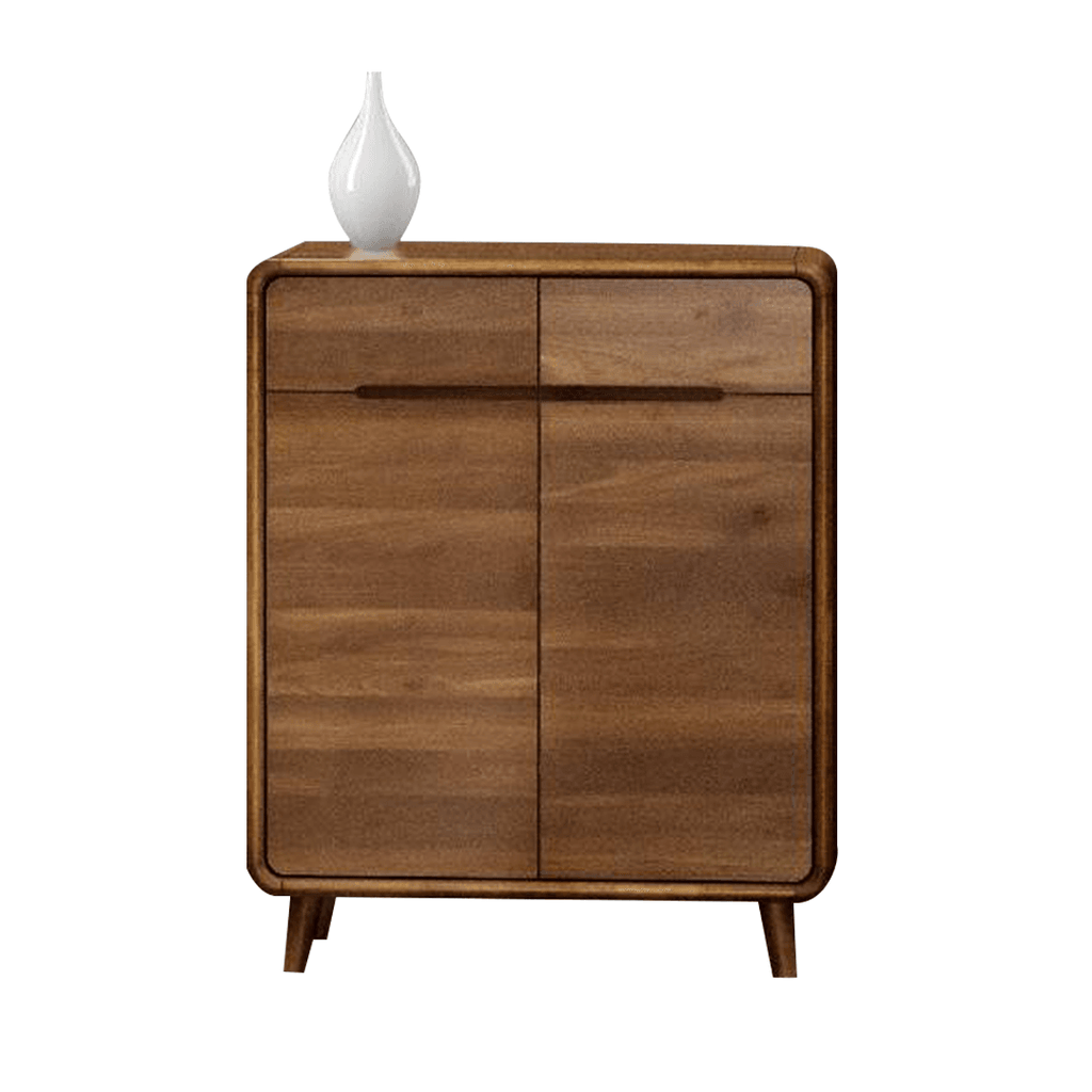 Megafurniture | Danis 2 Door Wooden Shoe Cabinet (80cm) | Shoe Cabinet