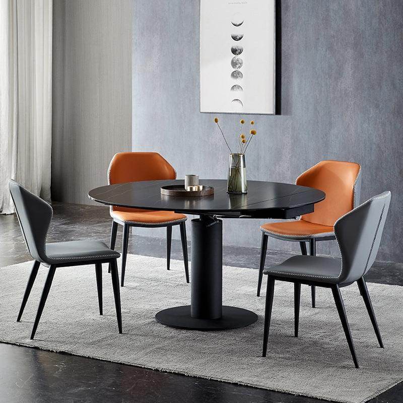 Megafurniture | Dib Extendable Round Sintered Stone Dining Table | Dining Table