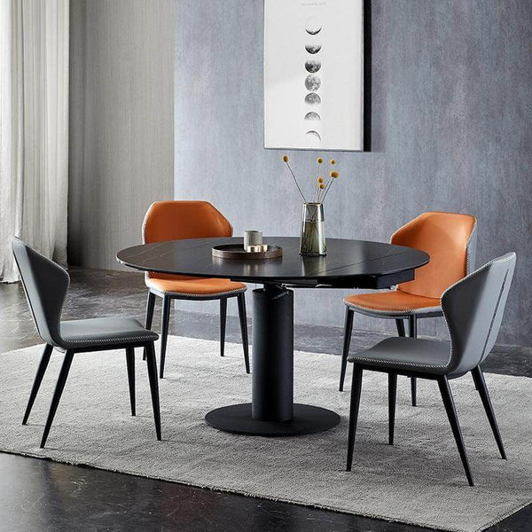 Megafurniture | Dib Extendable Round Sintered Stone Dining Table | Dining Table