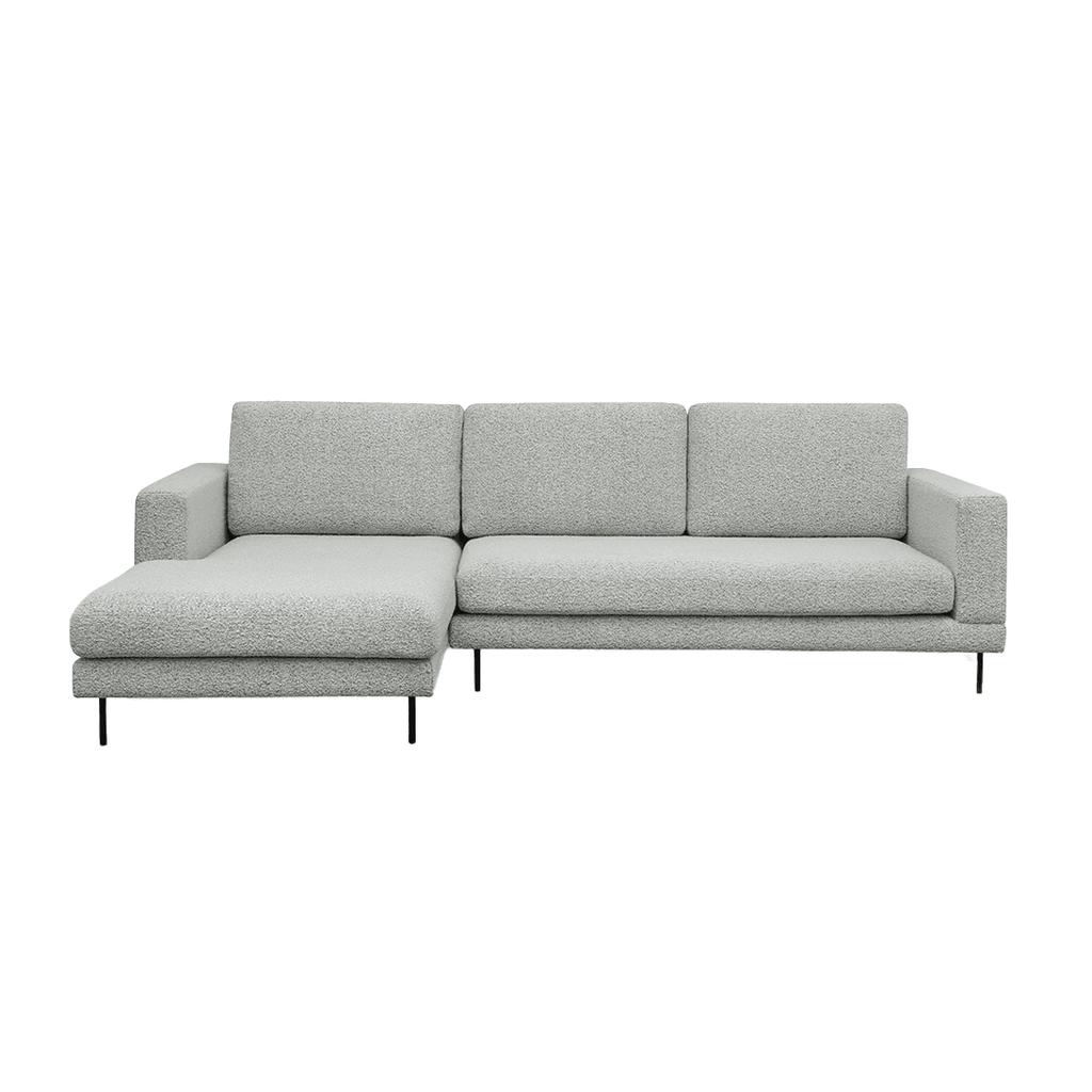 Elena Boucle Fabric Sectional Sofa by Chattel