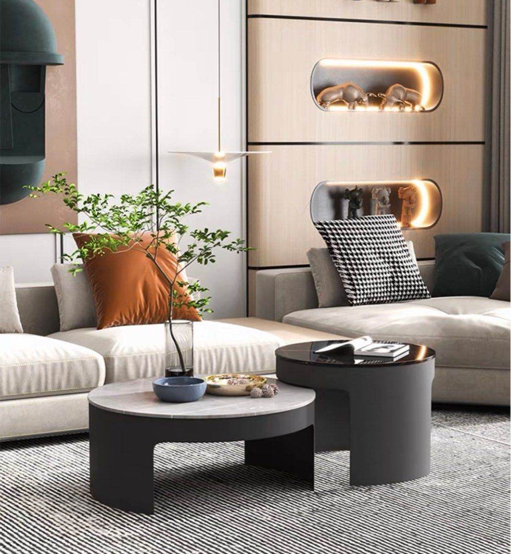 Megafurniture | Equix Sintered Stone Nesting Coffee Table | Coffee Table
