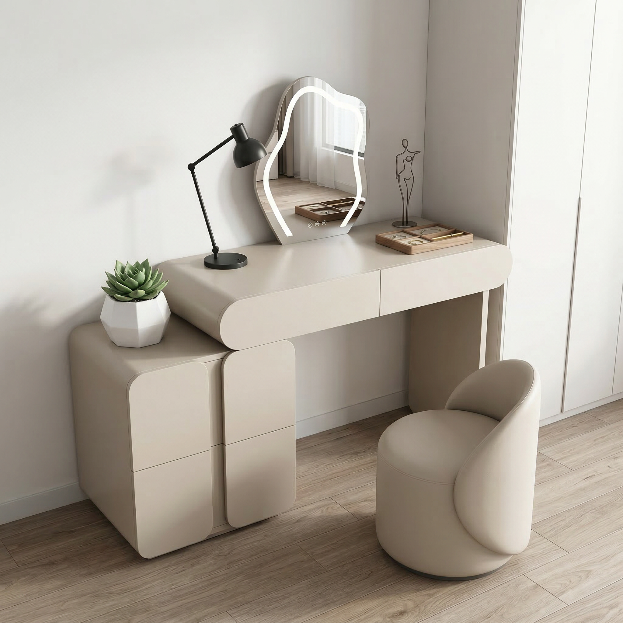 Leviora Extendable Dressing Table