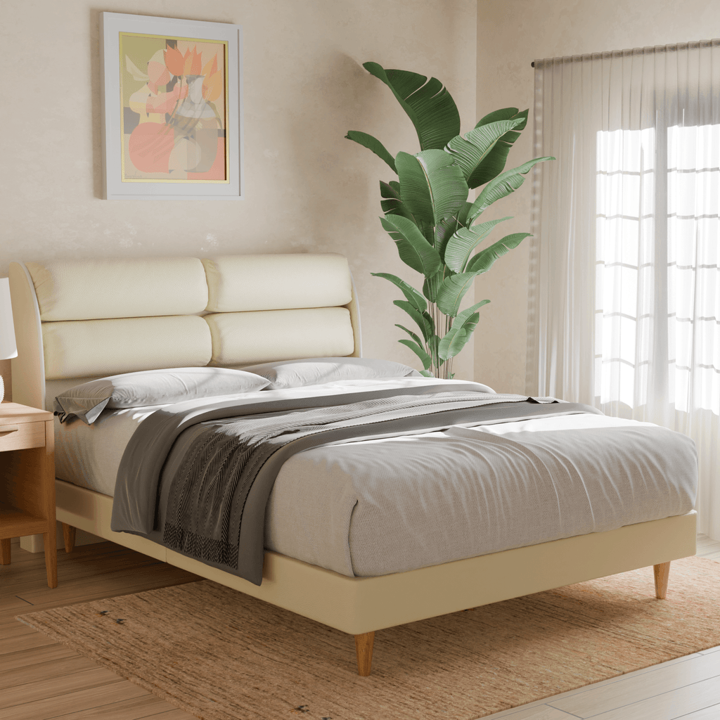 Fobbee Faux Leather Bed Frame