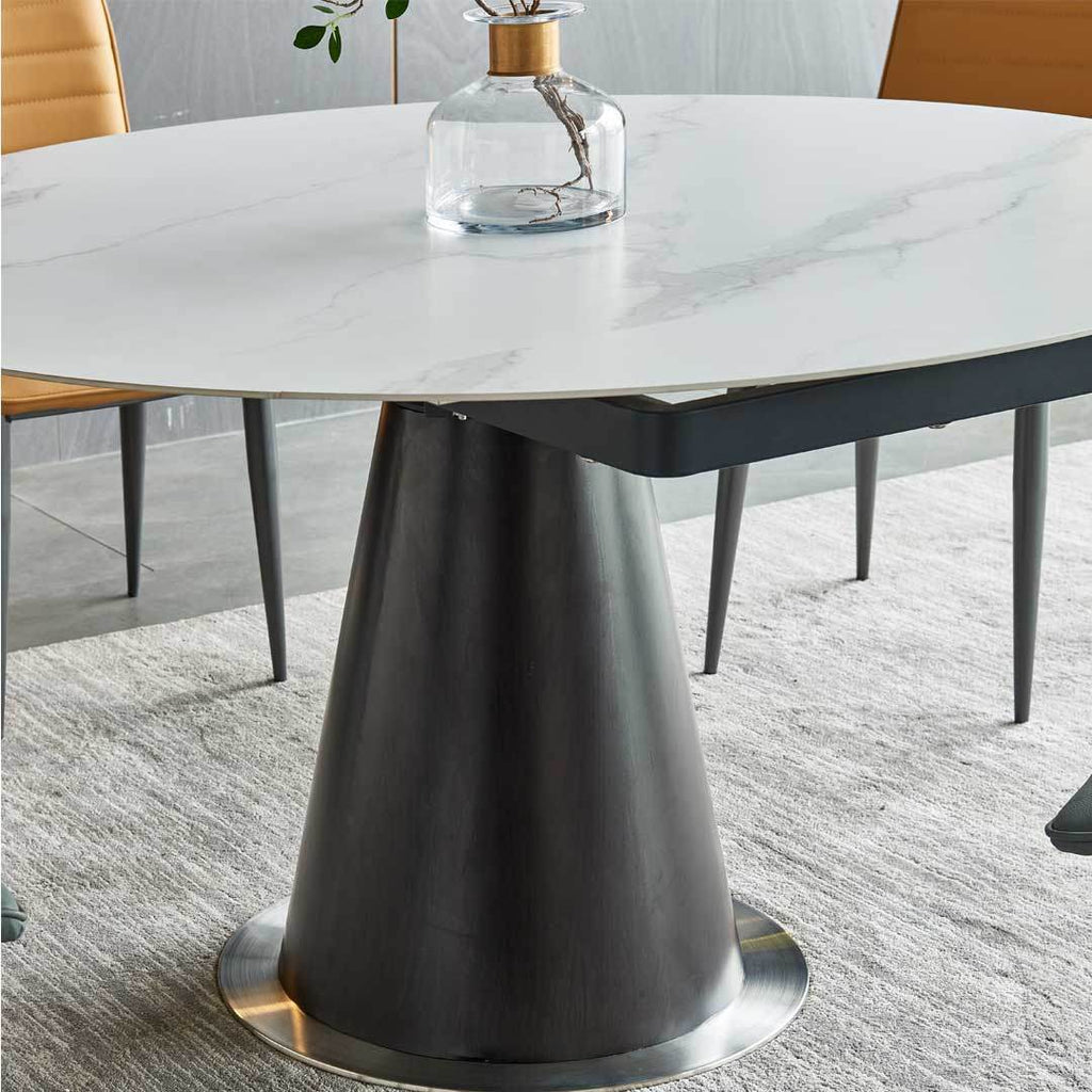 Frederica Sintered Stone Extendable Dining Table