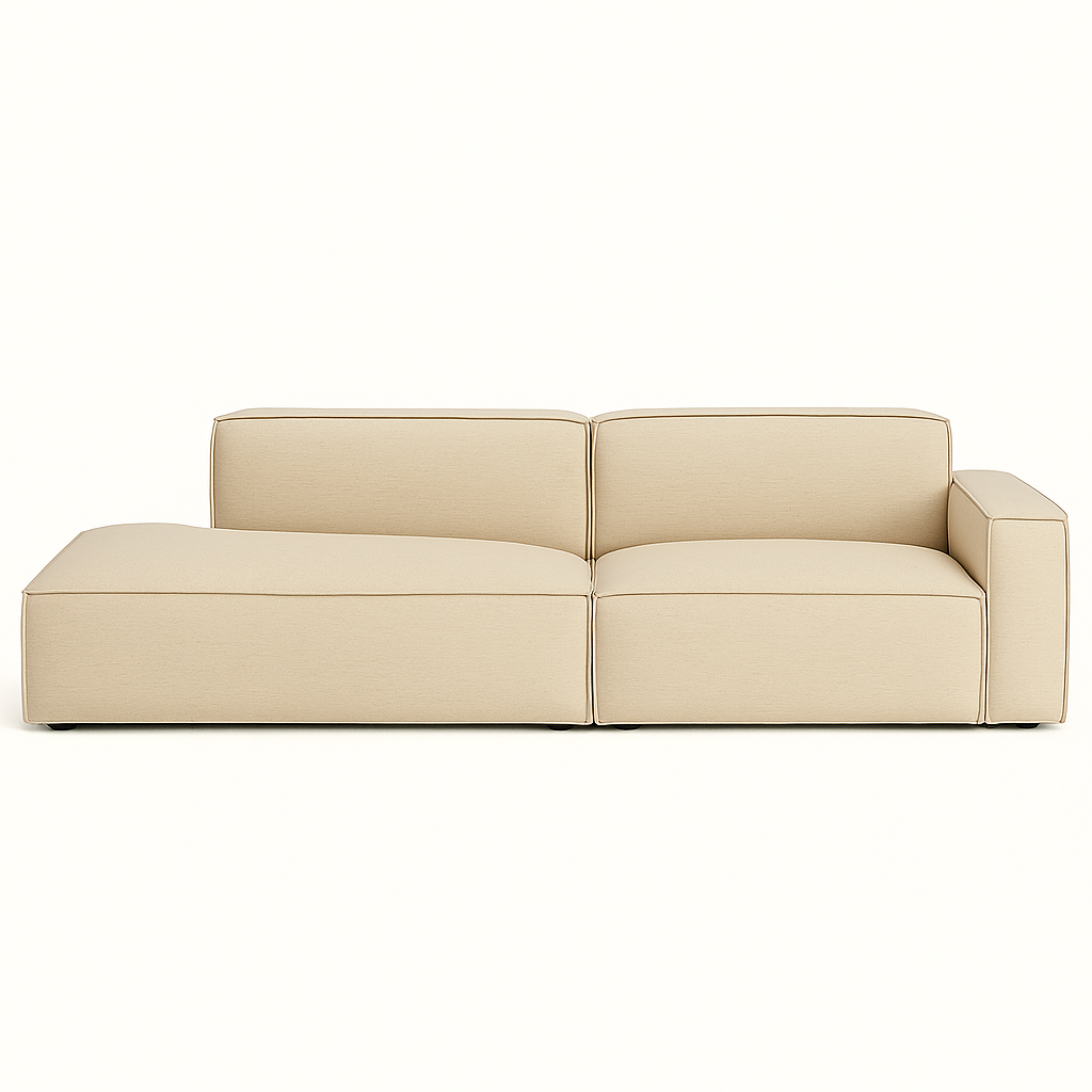 Giacomo Fabric 3 Seater Extended Sofa (Pet Friendly)