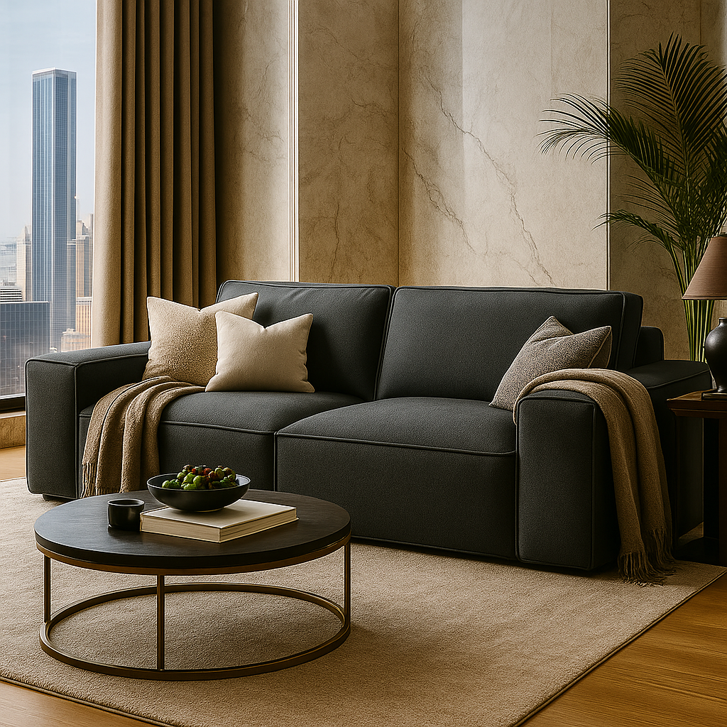 Giacomo Fabric 3 Seater Sofa (Pet Friendly)