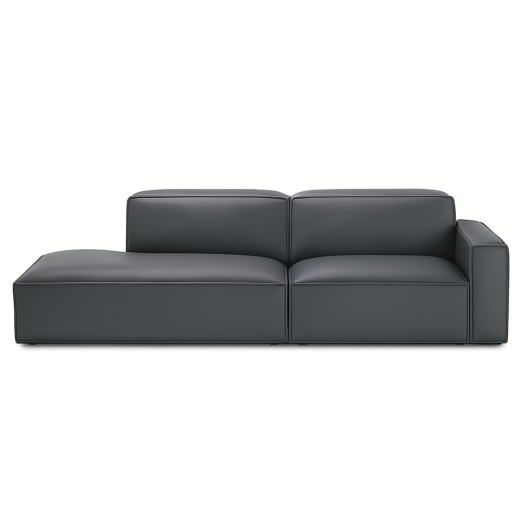 Giacomo Premium Genuine Leather 3 Seater Extended Sofa