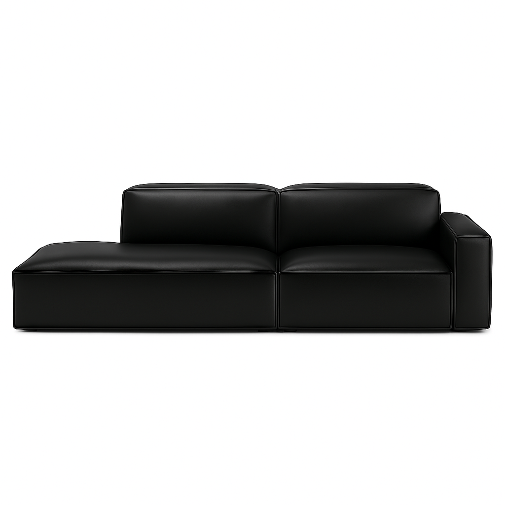 Giacomo Premium Genuine Leather 3 Seater Extended Sofa