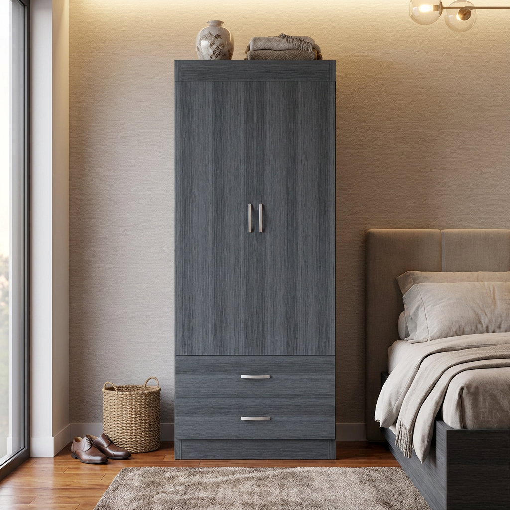 Quinton 2 Door Open Wardrobe