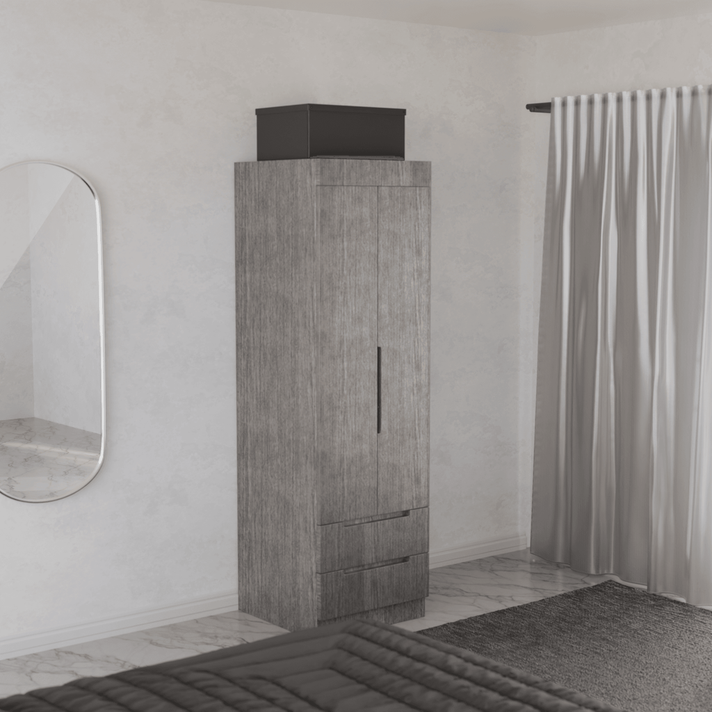 Megafurniture | Harris 2 Door Open Wardrobe | Open Door Wardrobe