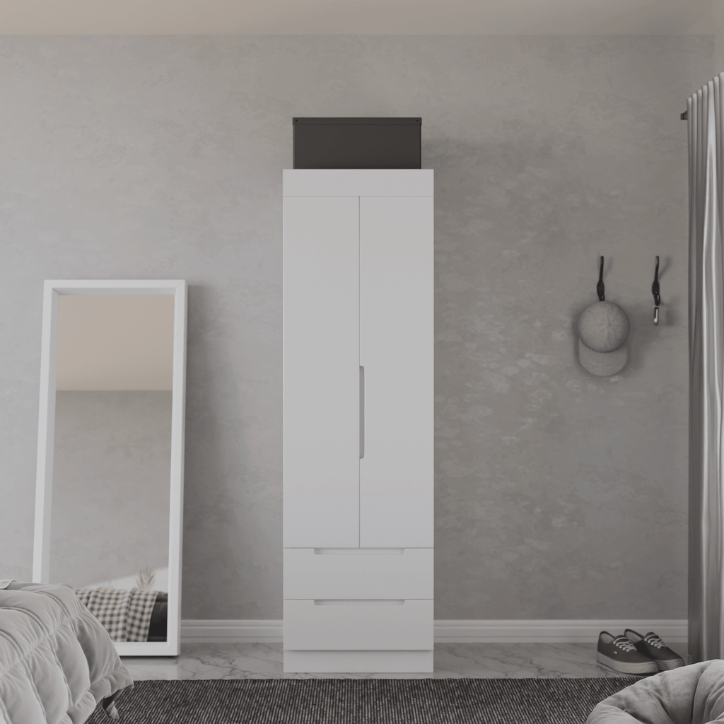 Megafurniture | Harris 2 Door Open Wardrobe | Open Door Wardrobe