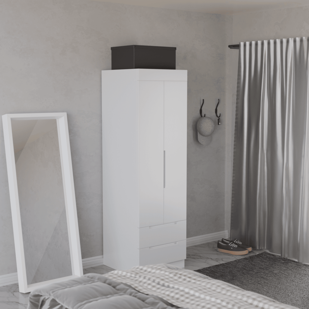 Megafurniture | Harris 2 Door Open Wardrobe | Open Door Wardrobe