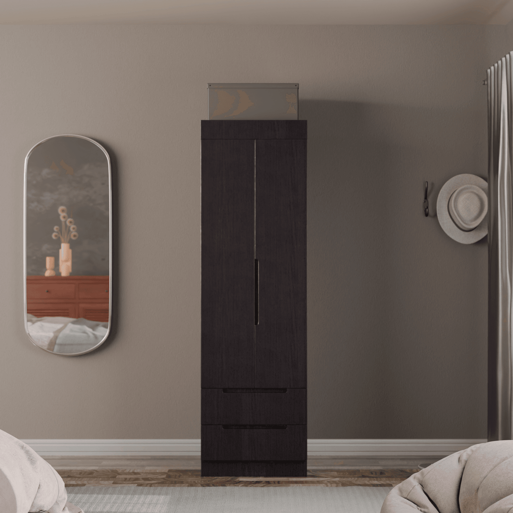 Megafurniture | Harris 2 Door Open Wardrobe | Open Door Wardrobe