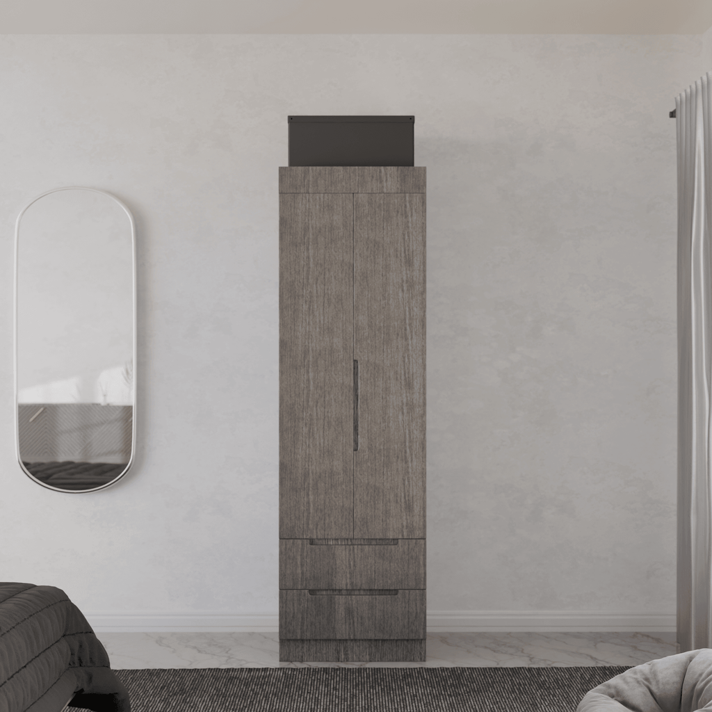 Megafurniture | Harris 2 Door Open Wardrobe | Open Door Wardrobe
