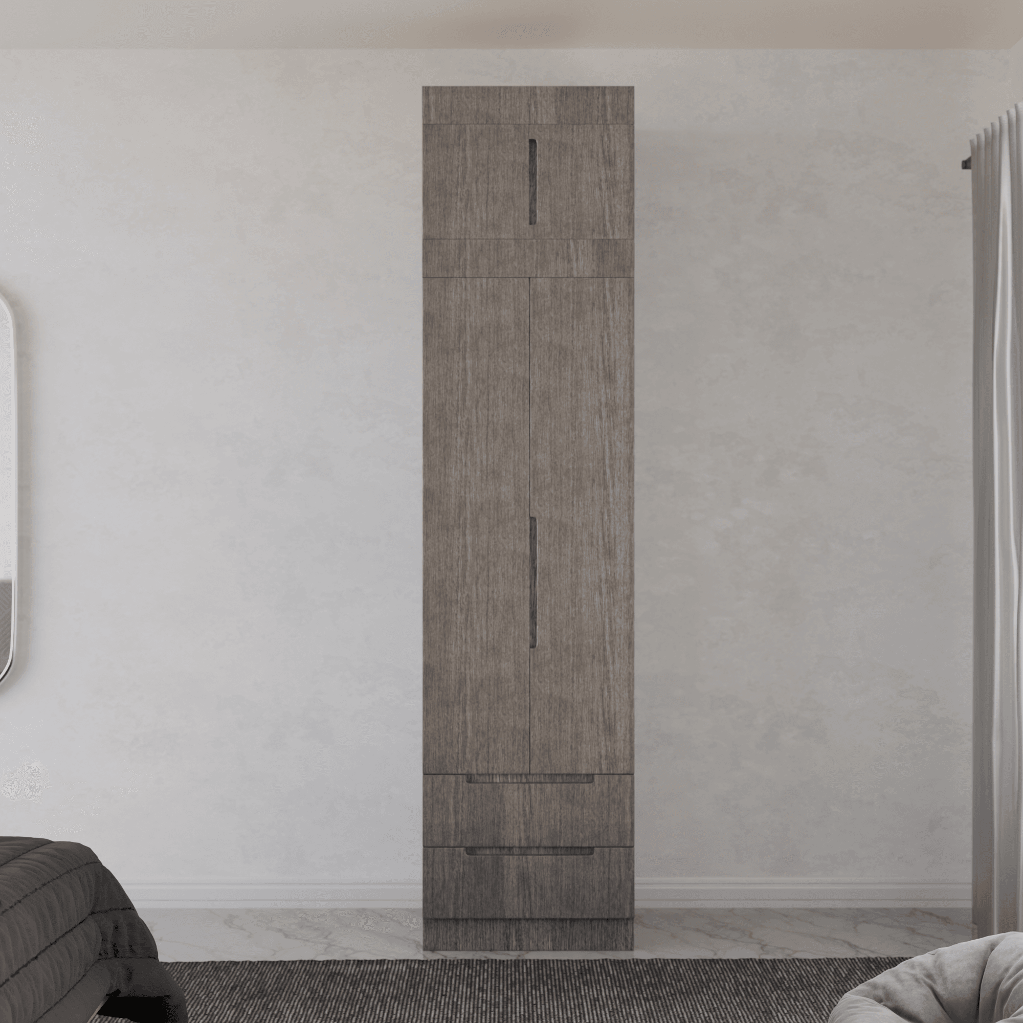 Harris 2 Door Open Wardrobe with Top
