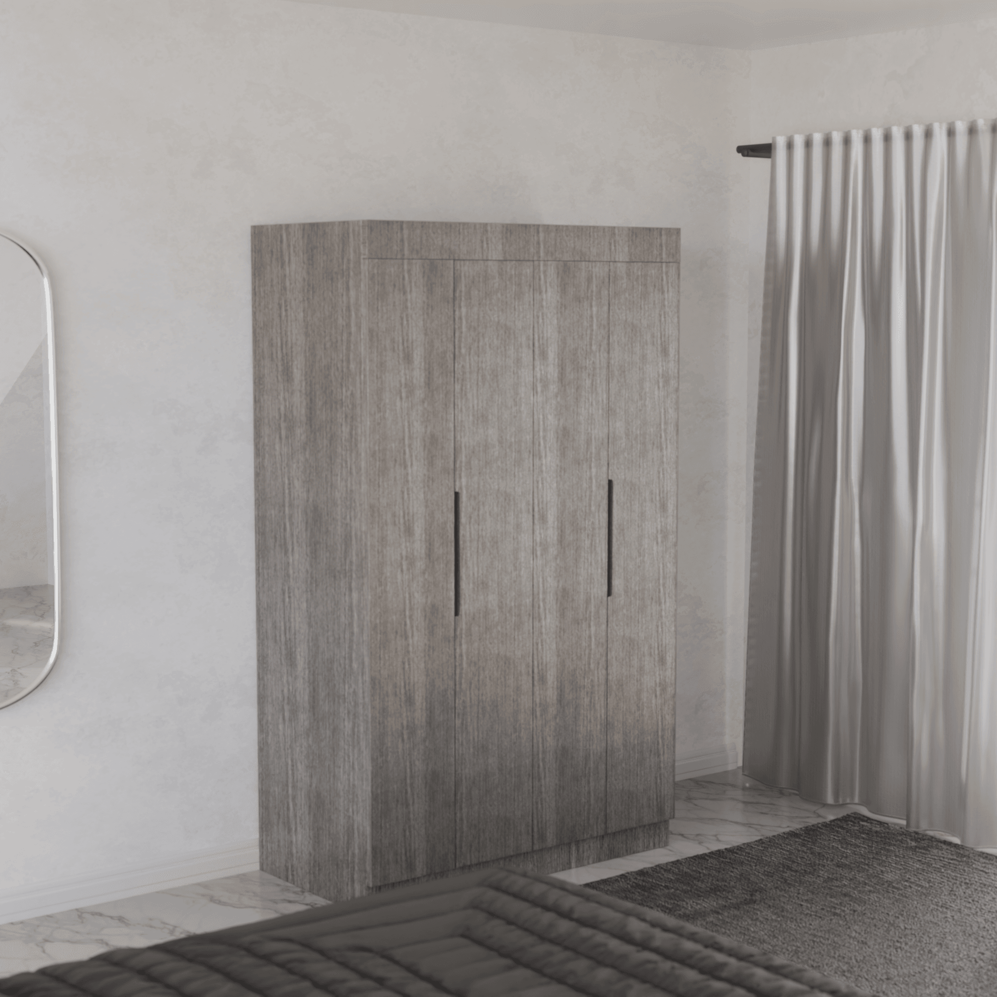 Harris 4 Door Open Wardrobe