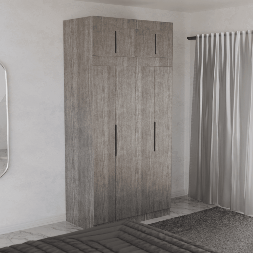 Harris 4 Door Open Wardrobe with Top