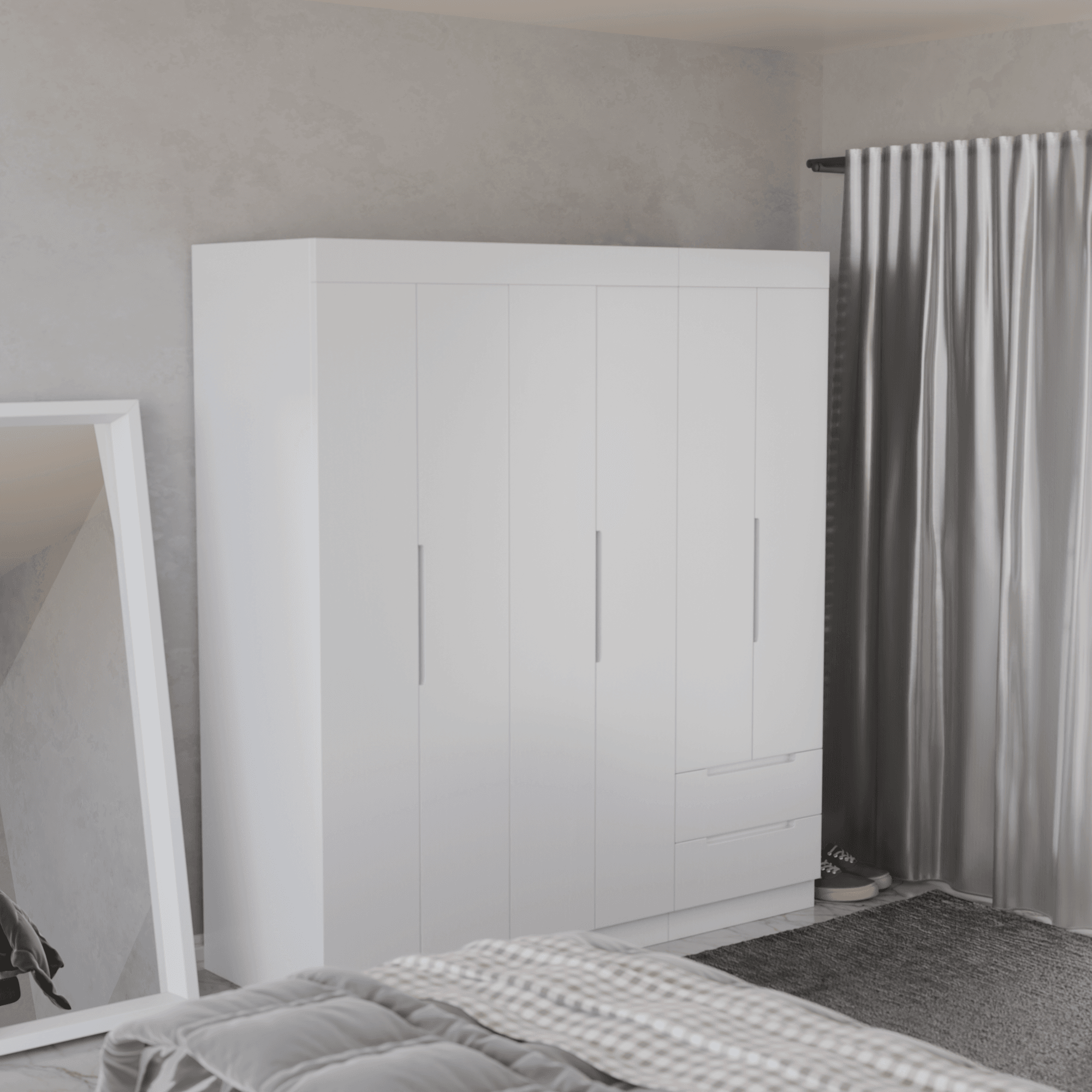 Harrison 6 Door Open Wardrobe