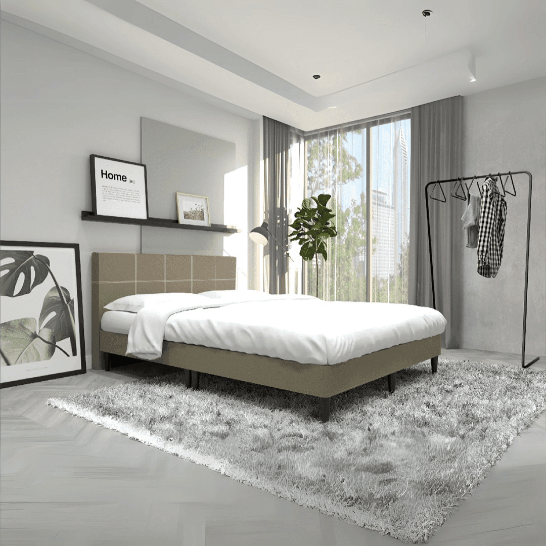 Megafurniture | Holdun Bedroom Set (Bed Frame, Dressing Table, Wardrobe) | Bedroom Set