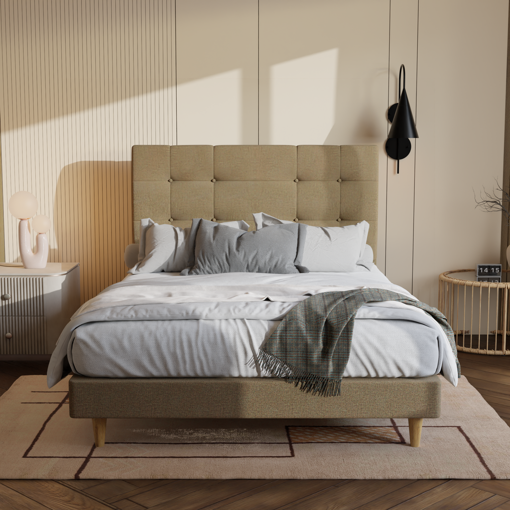 Jaxon Fabric Bed Frame (Water Repellent)
