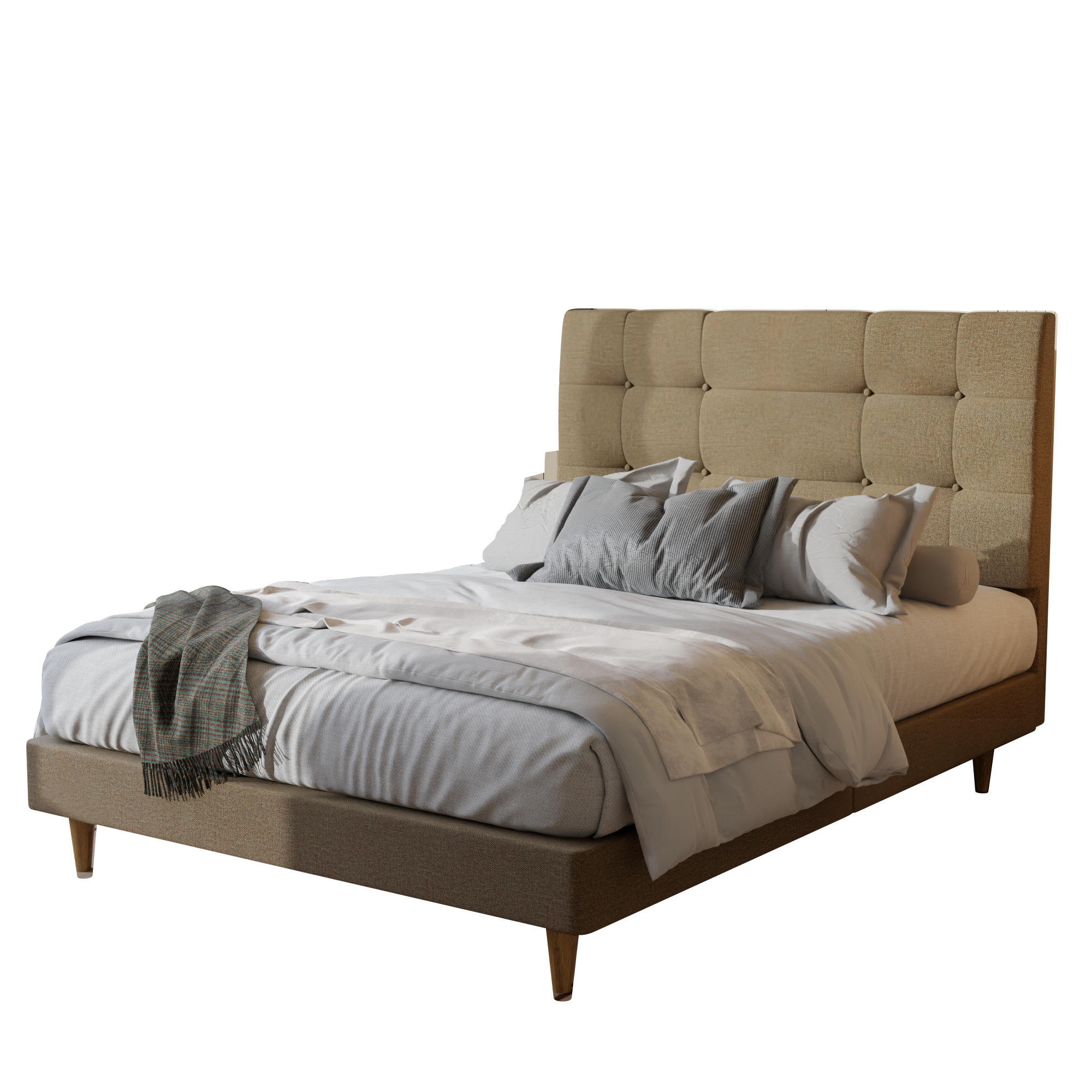 Jaxon Fabric Bed Frame (Water Repellent)