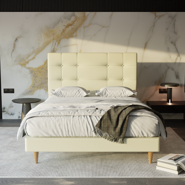 Jaxon Faux Leather Bed Frame
