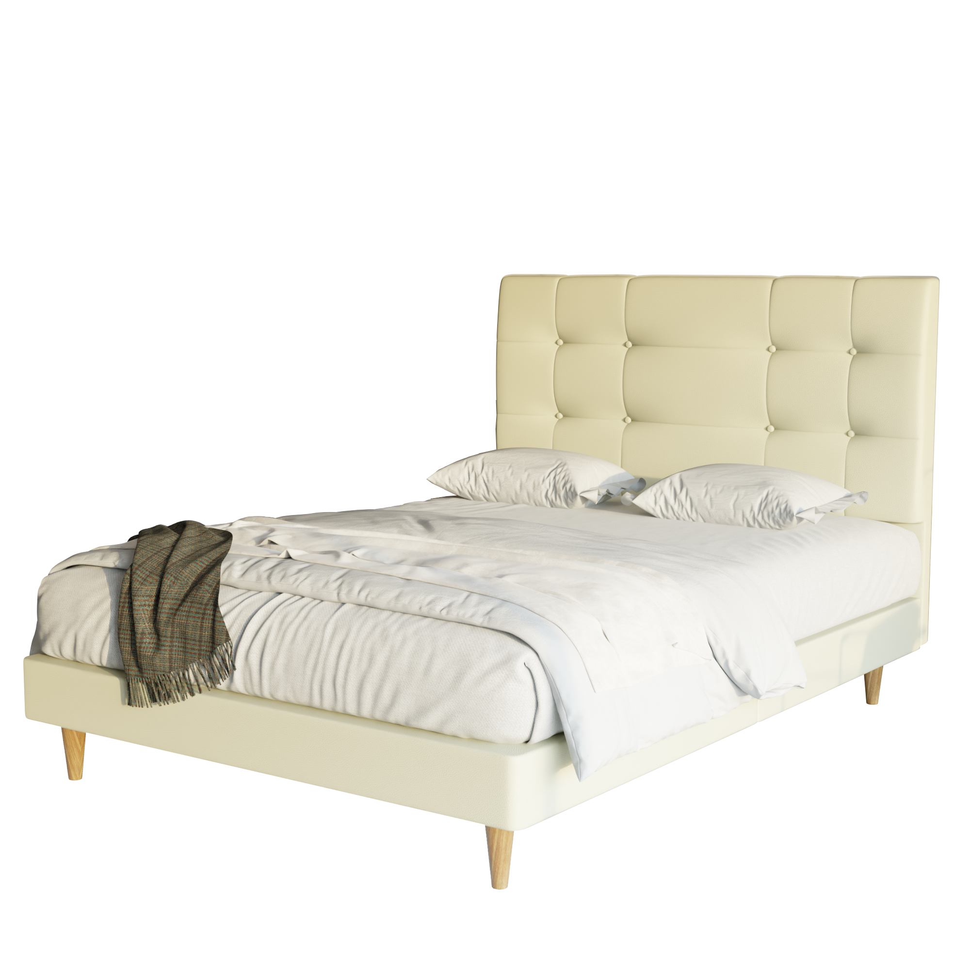 Jaxon Faux Leather Bed Frame