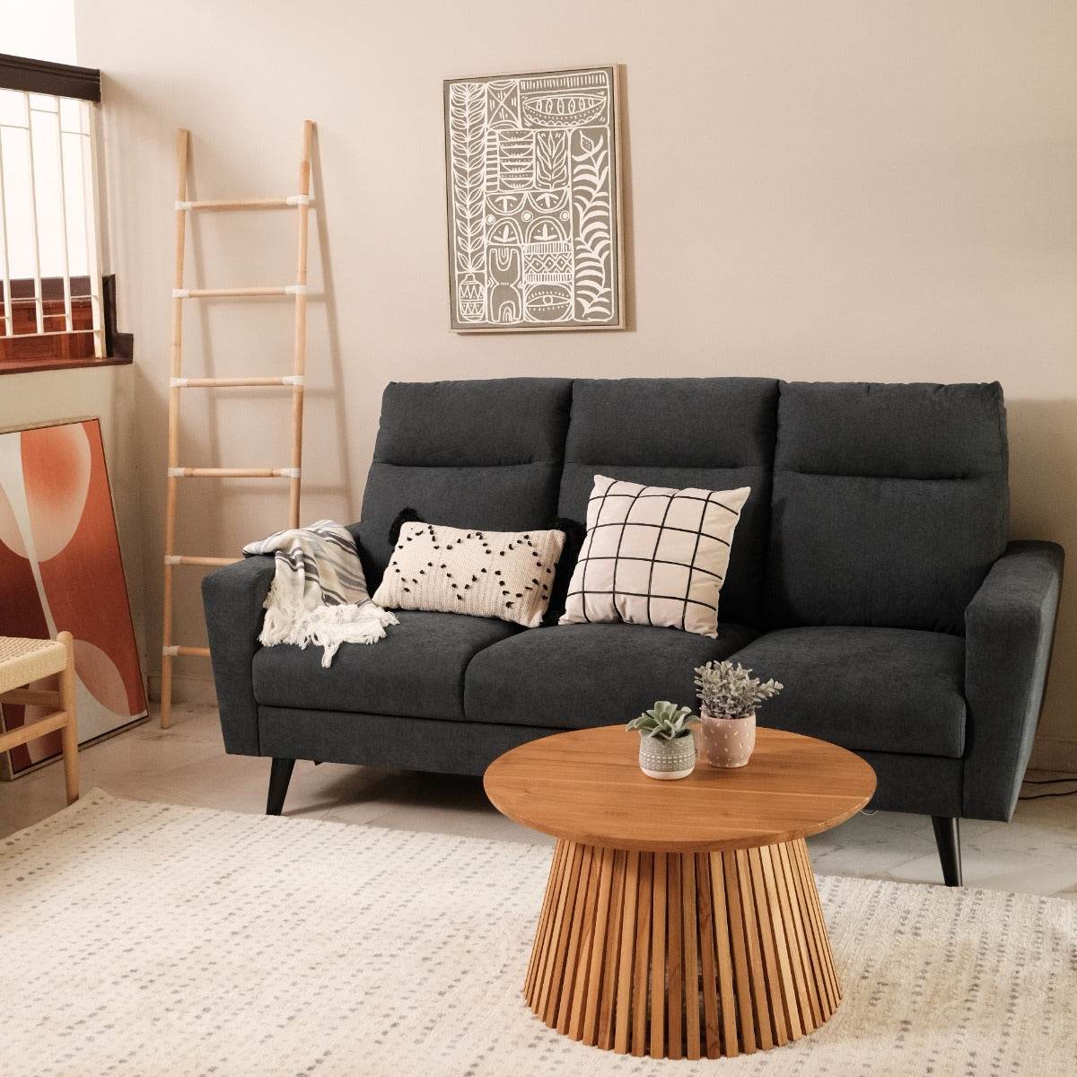 Jessica Belgium Fabric Sofa (Water Repellent)