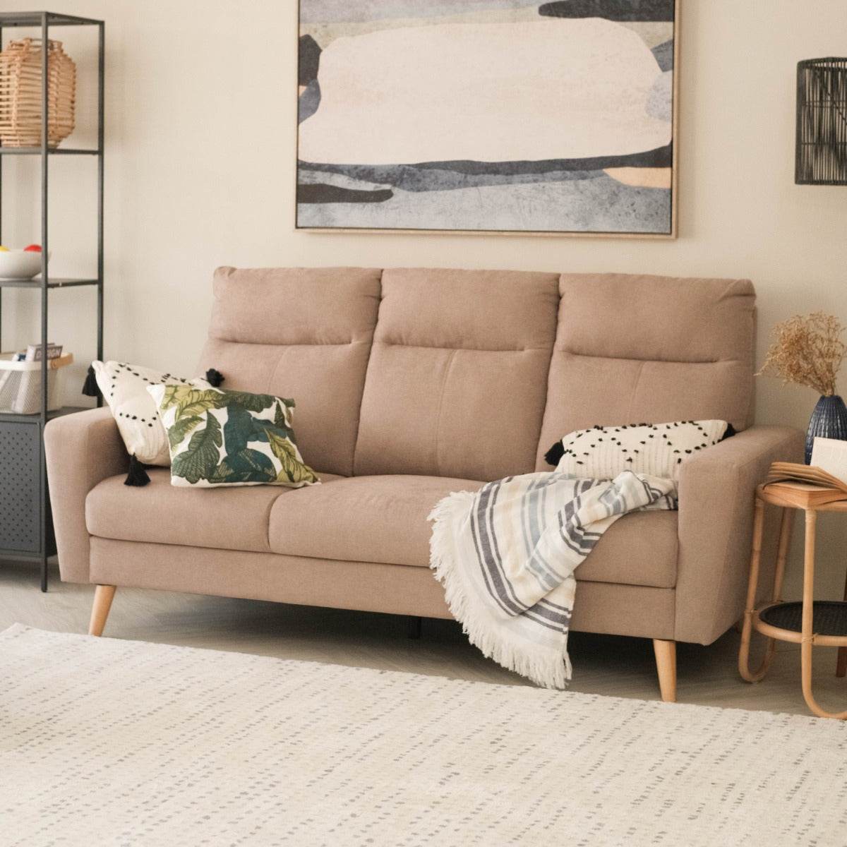 Jessica Belgium Fabric Sofa (Water Repellent)