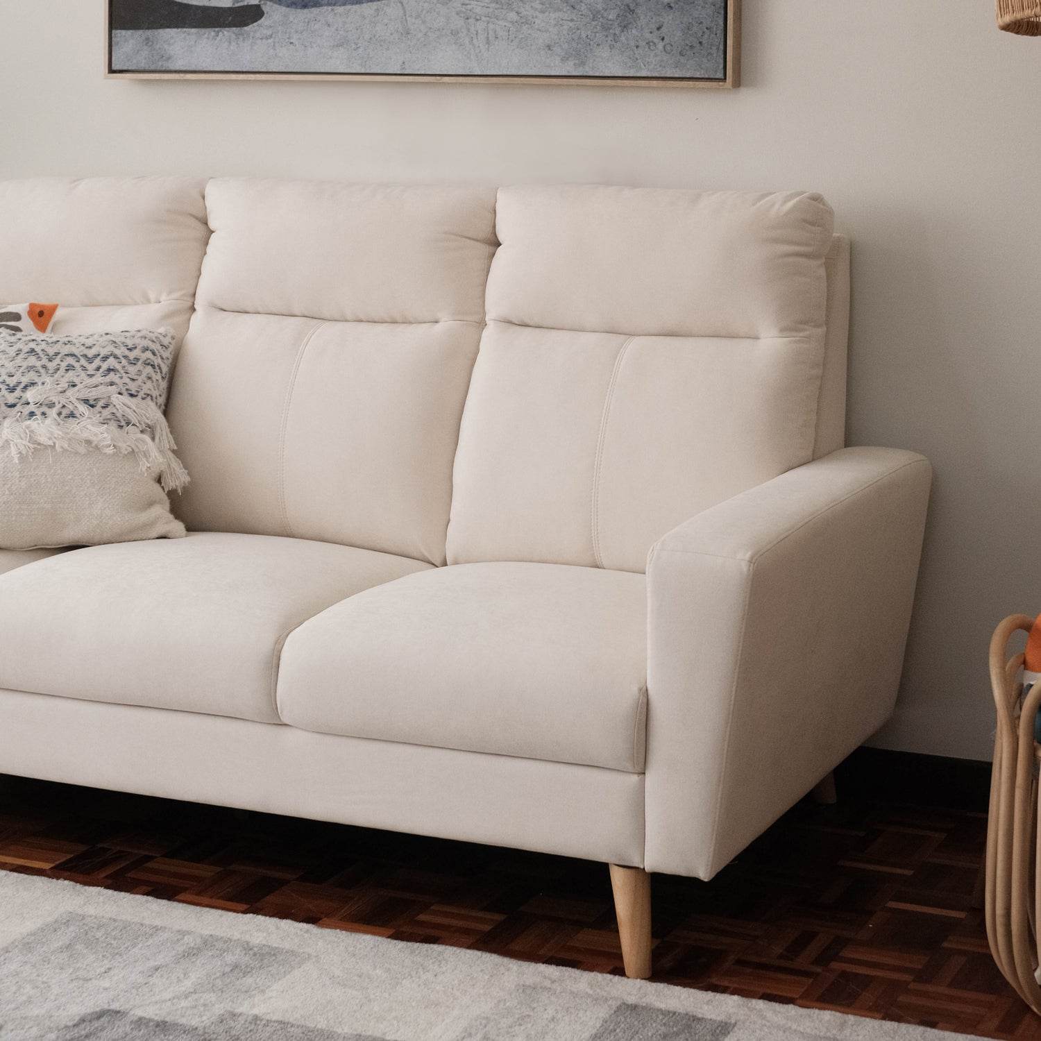 Jessica Belgium Fabric Sofa (Water Repellent)
