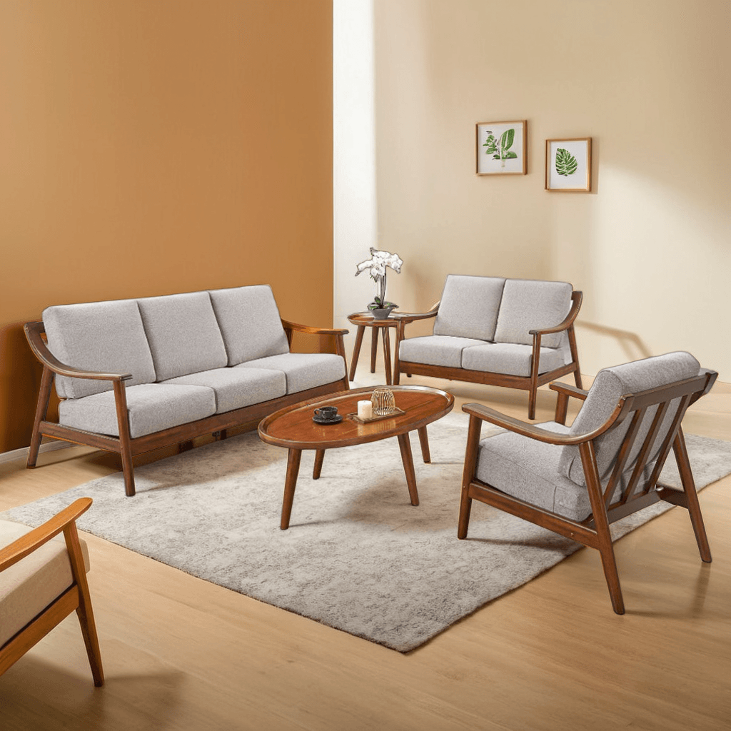 Kaelum Wooden Sofa