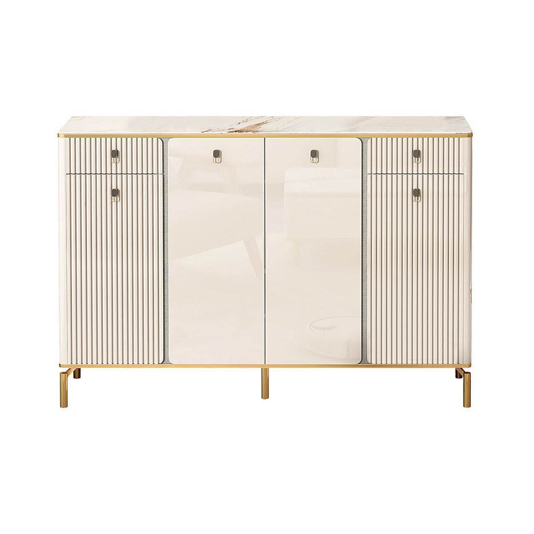 Megafurniture | Koda II 4 Door Shoe Cabinet with Sintered Stone Top (160cm) | Shoe Cabinet