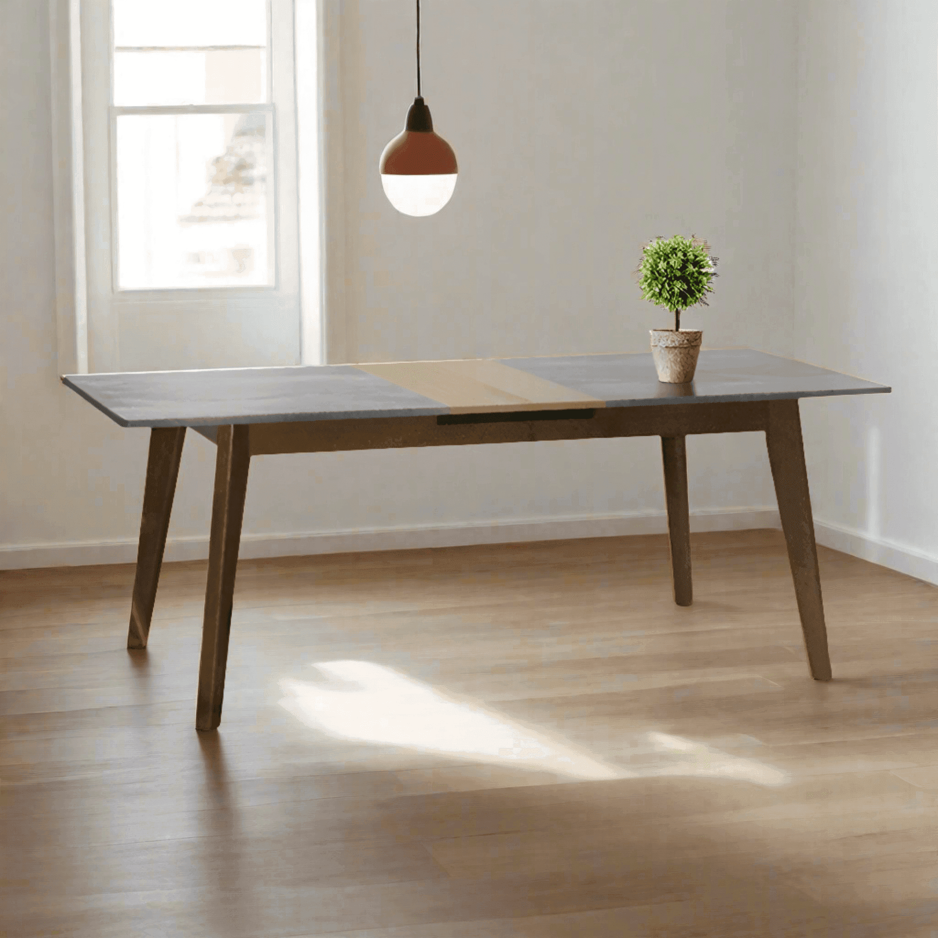 Margot Extendable Wooden Dining Table with Moulded Top