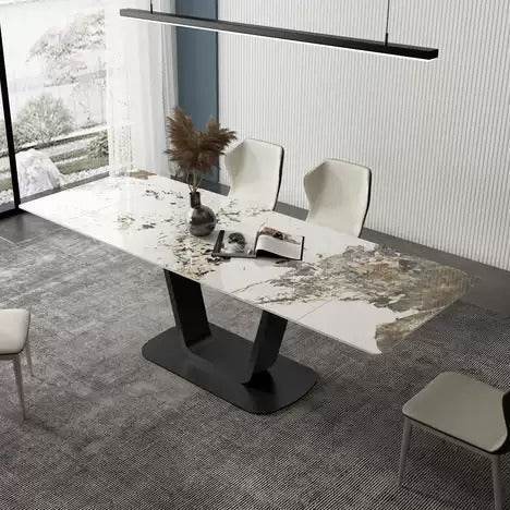 Megafurniture | Meissa Sintered Stone Extendable Dining Table | Dining Table