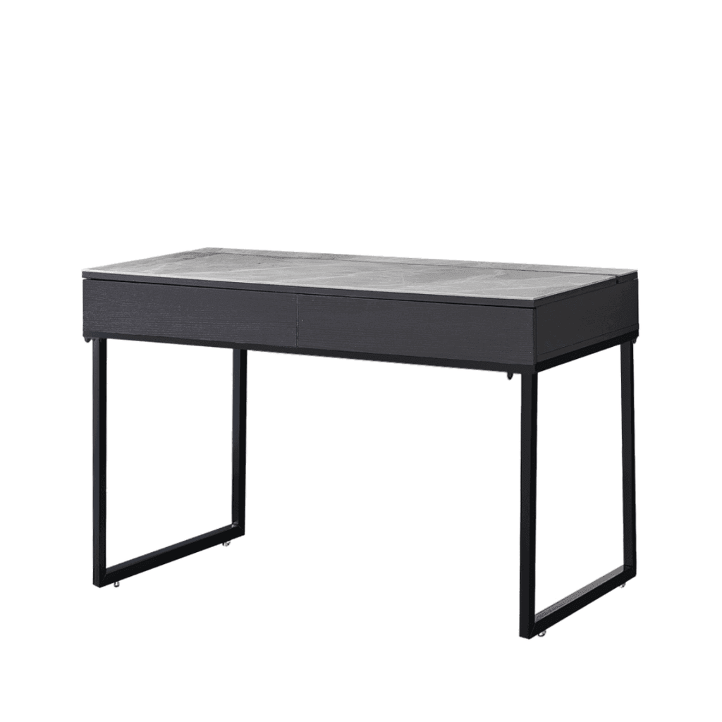 Megafurniture | Muriel Glossy Sintered Stone Study Table (100cm/120cm) | Study Table