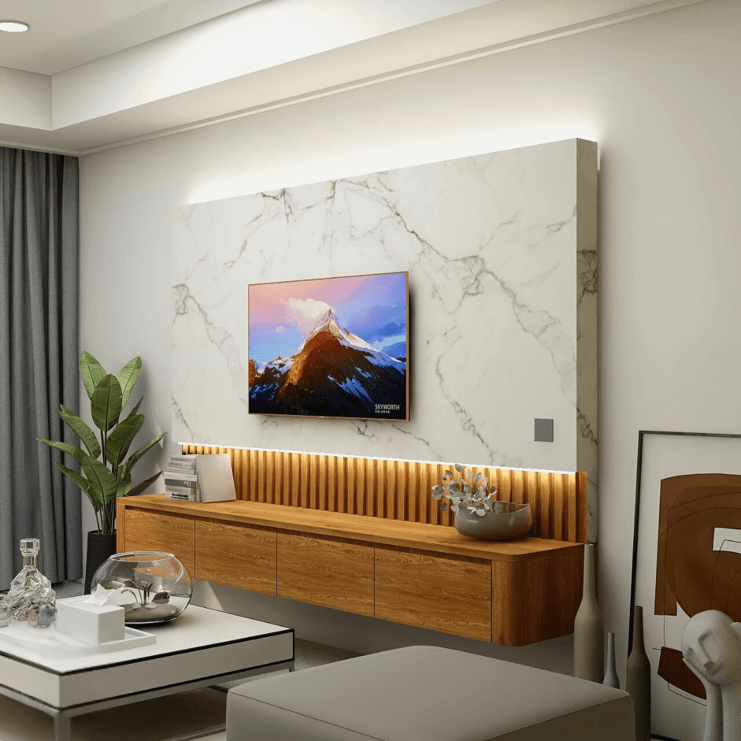 Megafurniture | Pamz Feature Wall (8ft) | TV Console