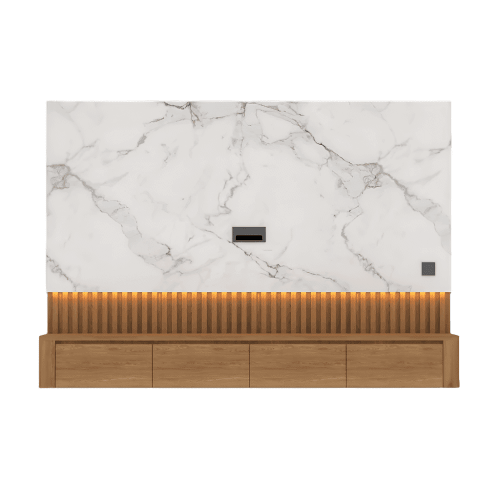 Megafurniture | Pamz Feature Wall (8ft) | TV Console