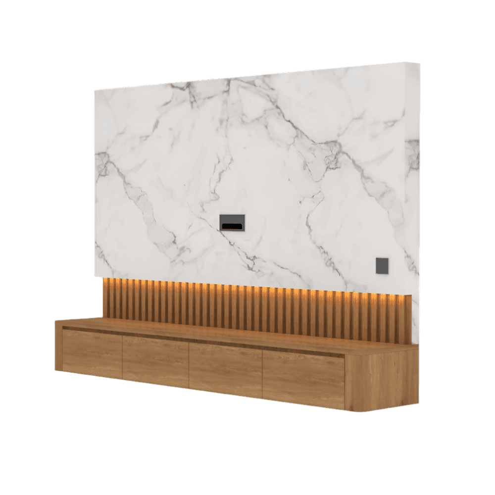 Megafurniture | Pamz Feature Wall (8ft) | TV Console