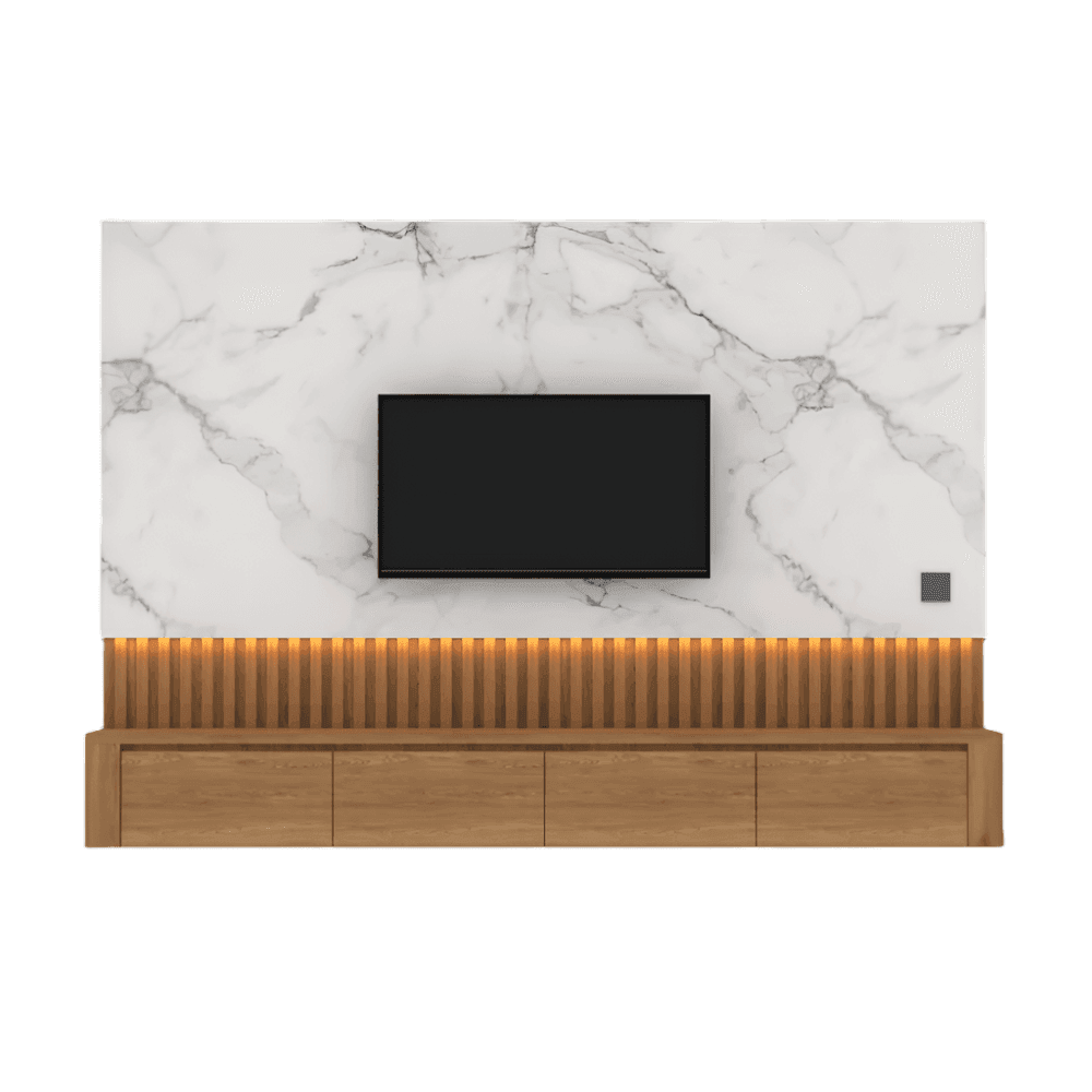 Megafurniture | Pamz Feature Wall (8ft) | TV Console