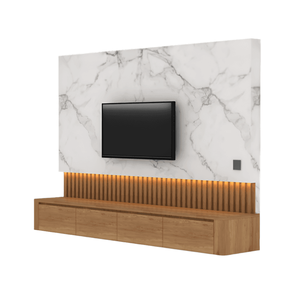 Megafurniture | Pamz Feature Wall (8ft) | TV Console
