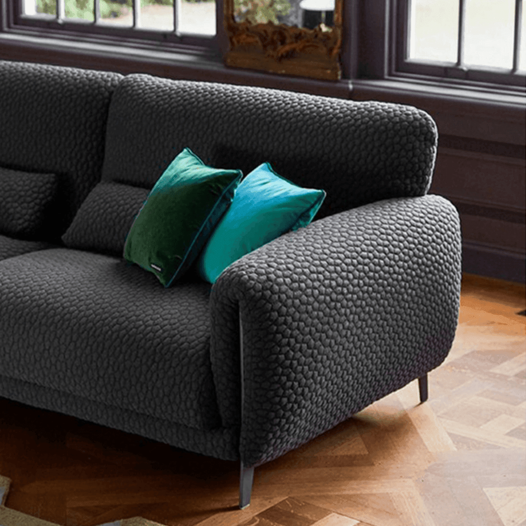 Pinnacle Grey Fabric Sofa