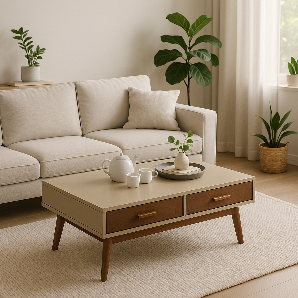 Megafurniture | Presley Wooden Coffee Table (120cm) | Coffee Table