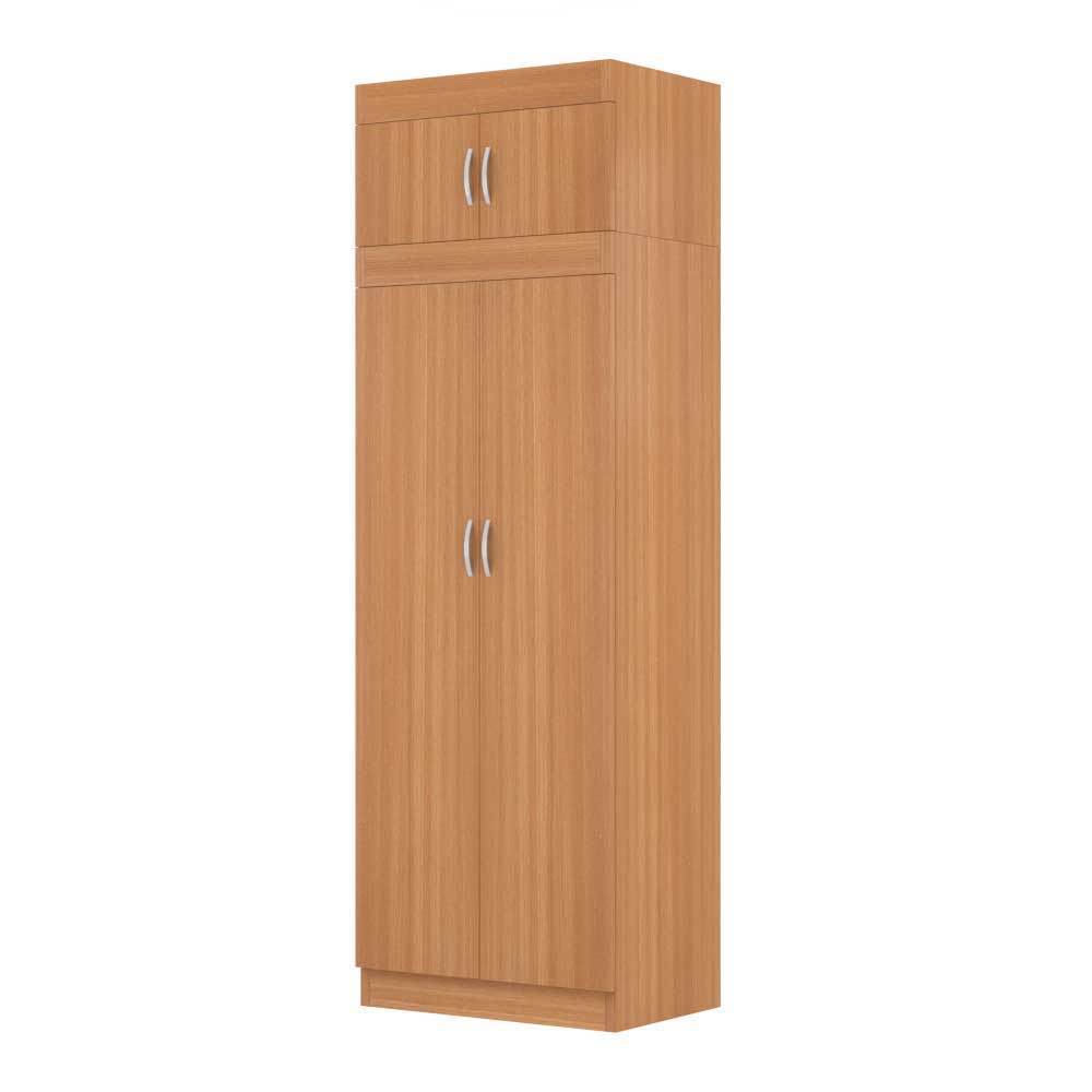 Megafurniture | Quinn 2 Door Open Wardrobe with Top | Open Door Wardrobe